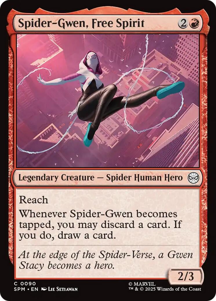 Spider-Gwen, Free Spirit (90) (Marvel's Spider-Man) (SPM)