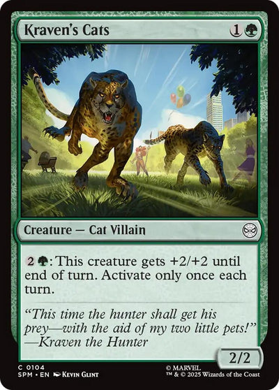 Kraven's Cats (104) (Marvel's Spider-Man) (SPM)