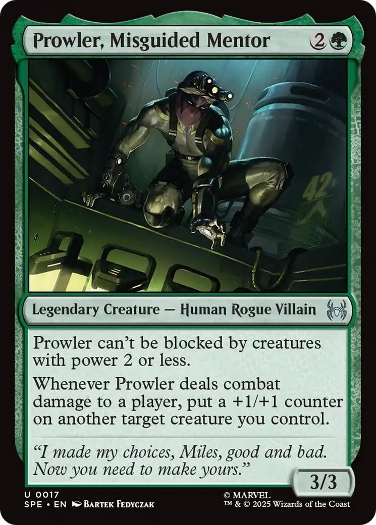 Prowler, Misguided Mentor (17) (Marvel's Spider-Man: Eternal-Legal) (SPE)