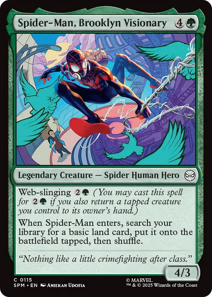 Spider-Man, Brooklyn Visionary (115) (Marvel's Spider-Man) (SPM)