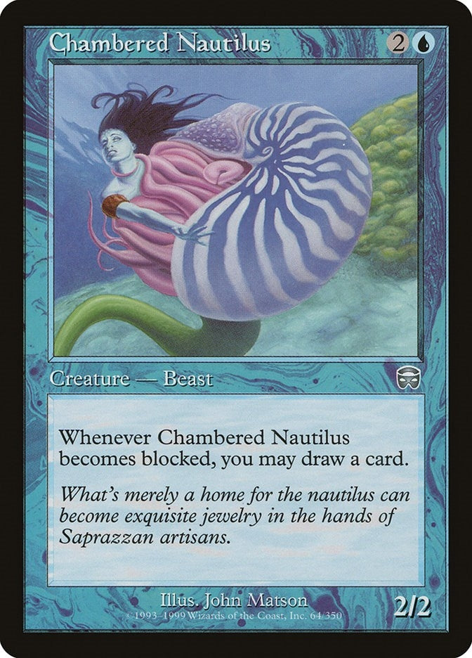 Chambered Nautilus (64) (Mercadian Masques)