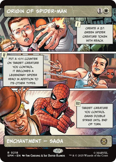 Origin of Spider-Man (Borderless) (218) (Marvel's Spider-Man) (SPM)