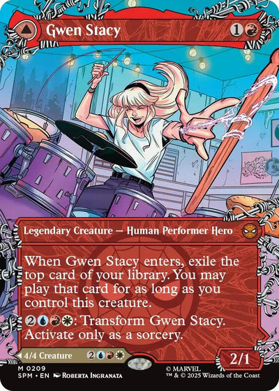 Gwen Stacy (0209) (Borderless) (209) (Marvel's Spider-Man) (SPM)