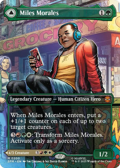 Miles Morales (0200) (Borderless) (200) (Marvel's Spider-Man) (SPM)