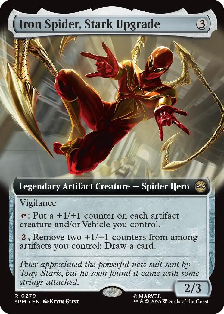Iron Spider, Stark Upgrade (Extended Art) (279) (Marvel's Spider-Man) (SPM)