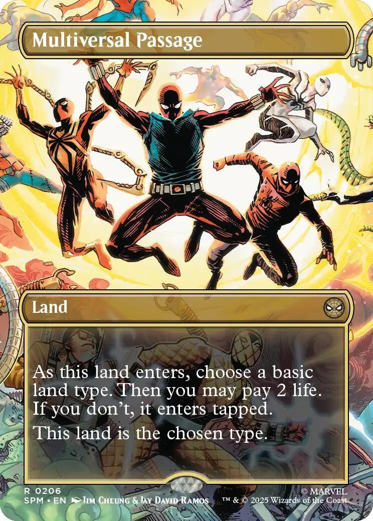 Multiversal Passage (Borderless) (206) (Marvel's Spider-Man) (SPM)