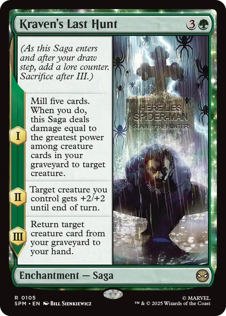 Image for Kraven's Last Hunt (105) (Marvel's Spider-Man) - Magic: The Gathering