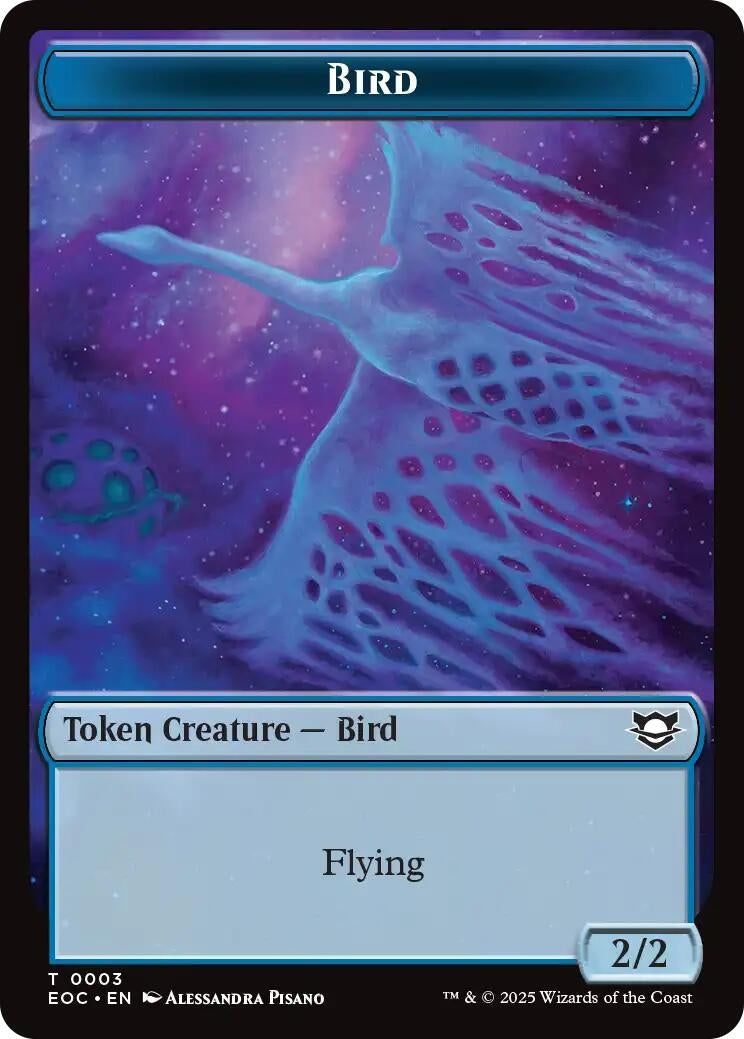 Bird // Pest Double-Sided Token (3 // 9) (Commander: Edge of Eternities)