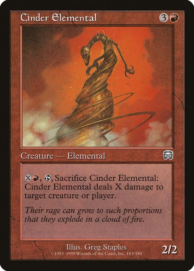 Cinder Elemental (183) (Mercadian Masques)