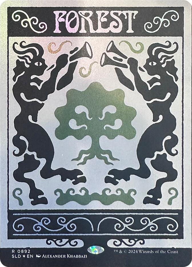 Forest (0892) (Rainbow Foil) (892) (Secret Lair Drop Series)