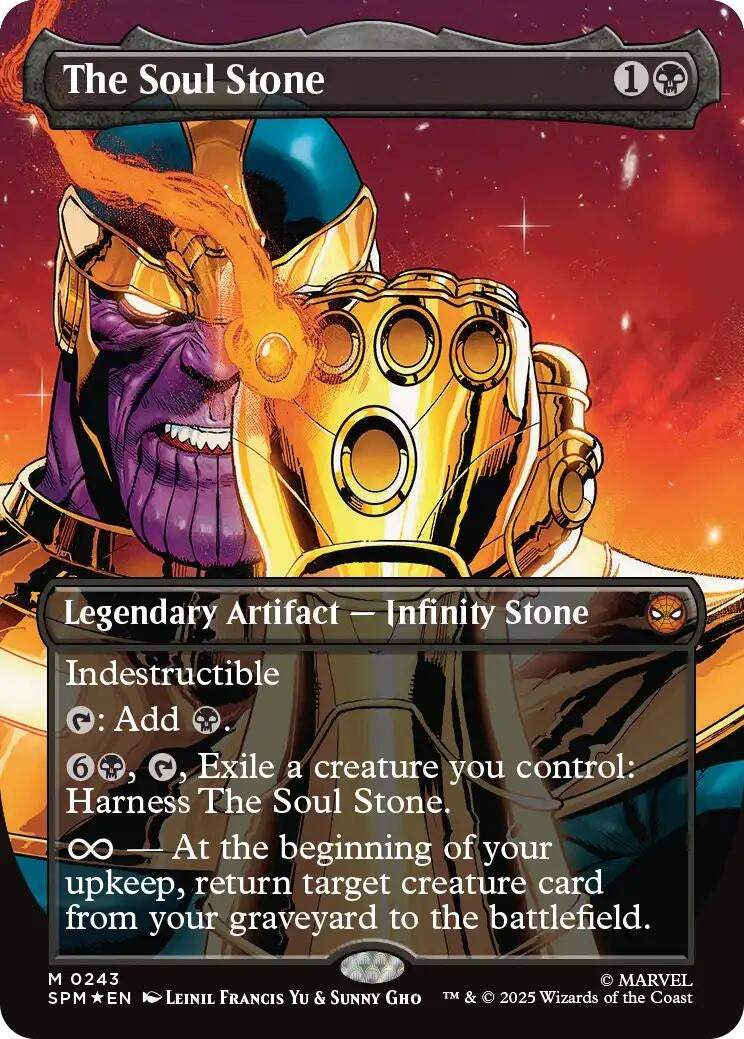 The Soul Stone (Borderless) (243) (Marvel's Spider-Man)
