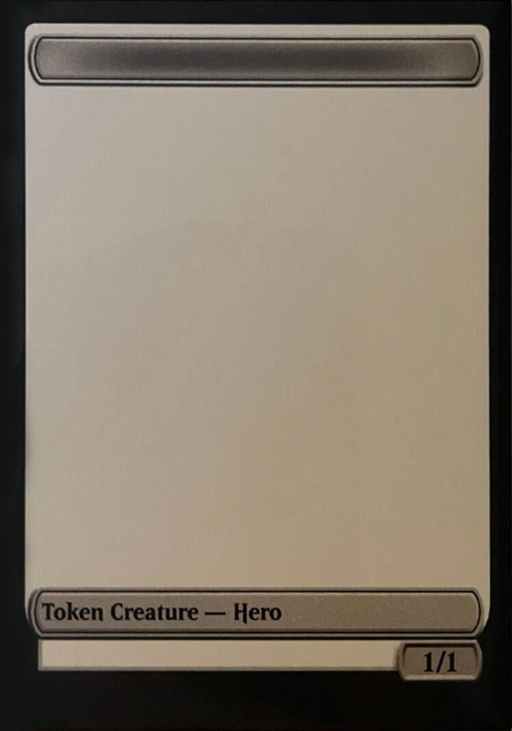 Blank Hero Token (Unique and Miscellaneous Promos)