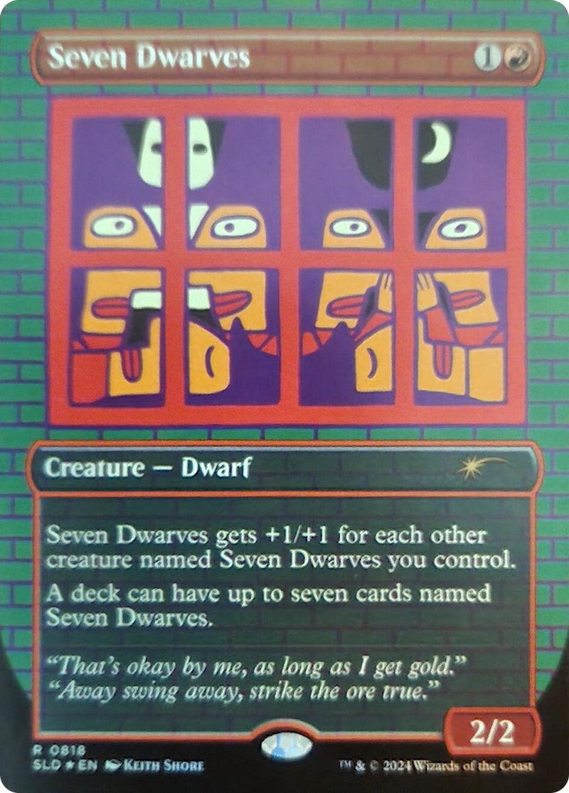 Seven Dwarves (0818) (Rainbow Foil) (818) (Secret Lair Drop Series)