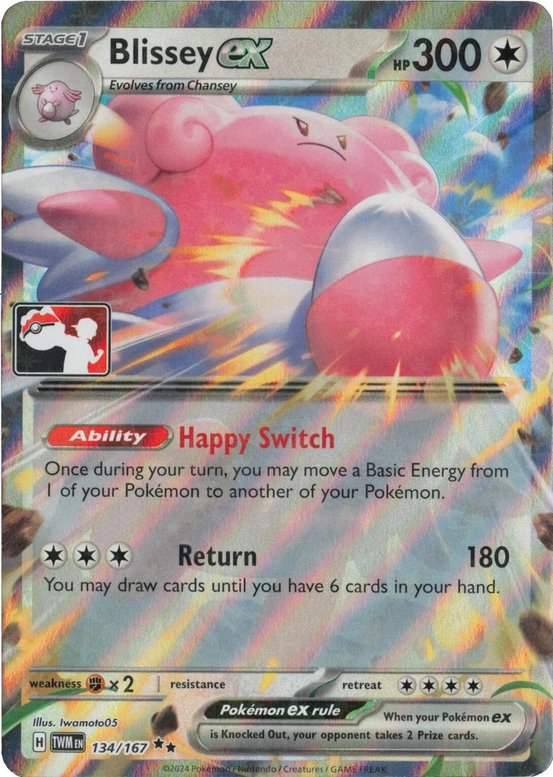 Blissey ex - 134/167 (Cosmos Holo) (134/167) (Prize Pack Series Cards)