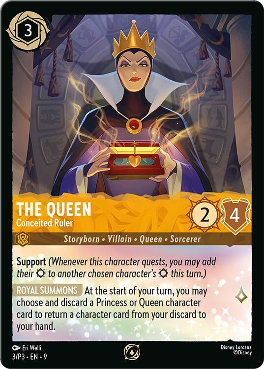 The Queen - Conceited Ruler (3) (Disney Lorcana Promo Cards)