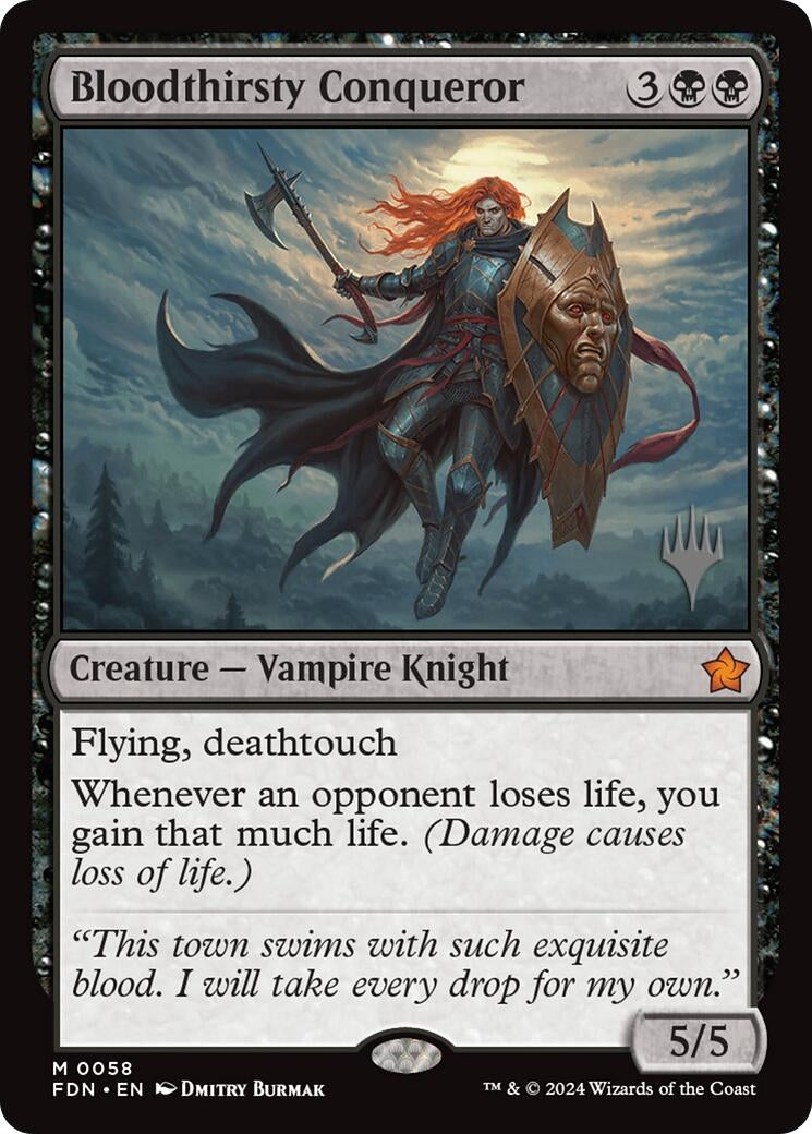 Bloodthirsty Conqueror (58) (Promo Pack: Foundations)