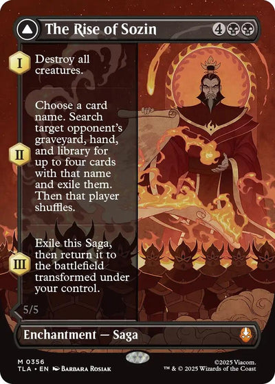 The Rise of Sozin (Borderless) (356) (Avatar: The Last Airbender)