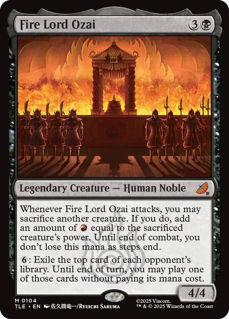 Fire Lord Ozai (104) (Avatar: The Last Airbender: Eternal-Legal)