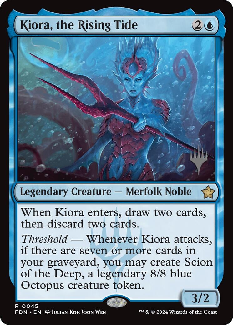 Kiora, the Rising Tide (45) (Promo Pack: Edge of Eternities)