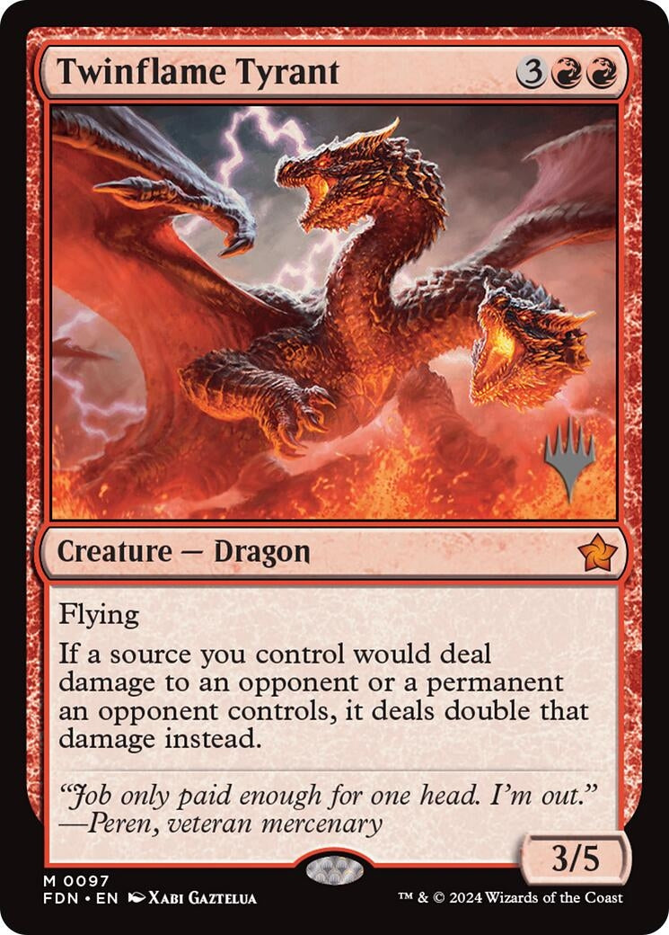 Twinflame Tyrant (97) (Promo Pack: Edge of Eternities)