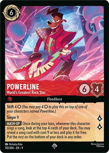 Powerline - World's Greatest Rock Star (110/204) (Fabled)