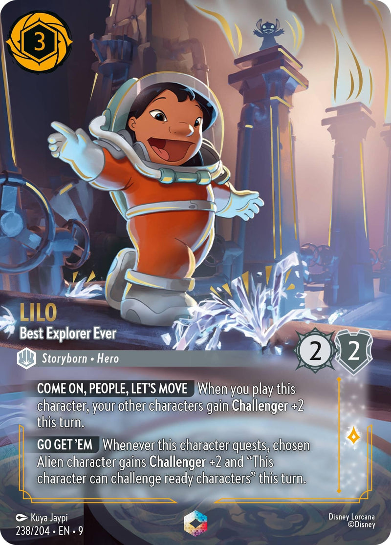 Image for Lilo - Best Explorer Ever (Enchanted) (238/204) (Fabled) - Disney Lorcana