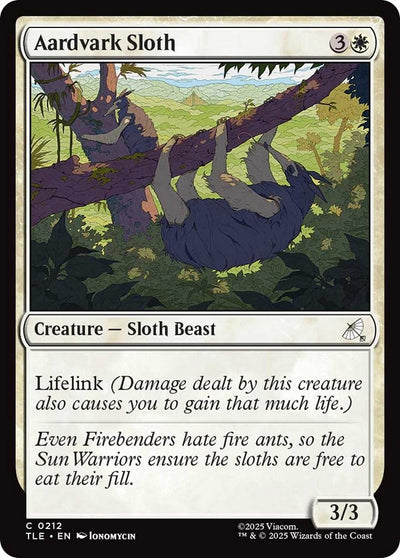Aardvark Sloth (212) (Avatar: The Last Airbender: Eternal-Legal)
