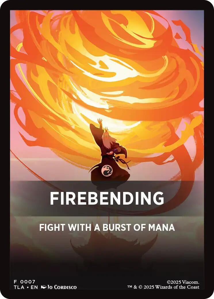 Firebending Theme Card (7) (Avatar: The Last Airbender)