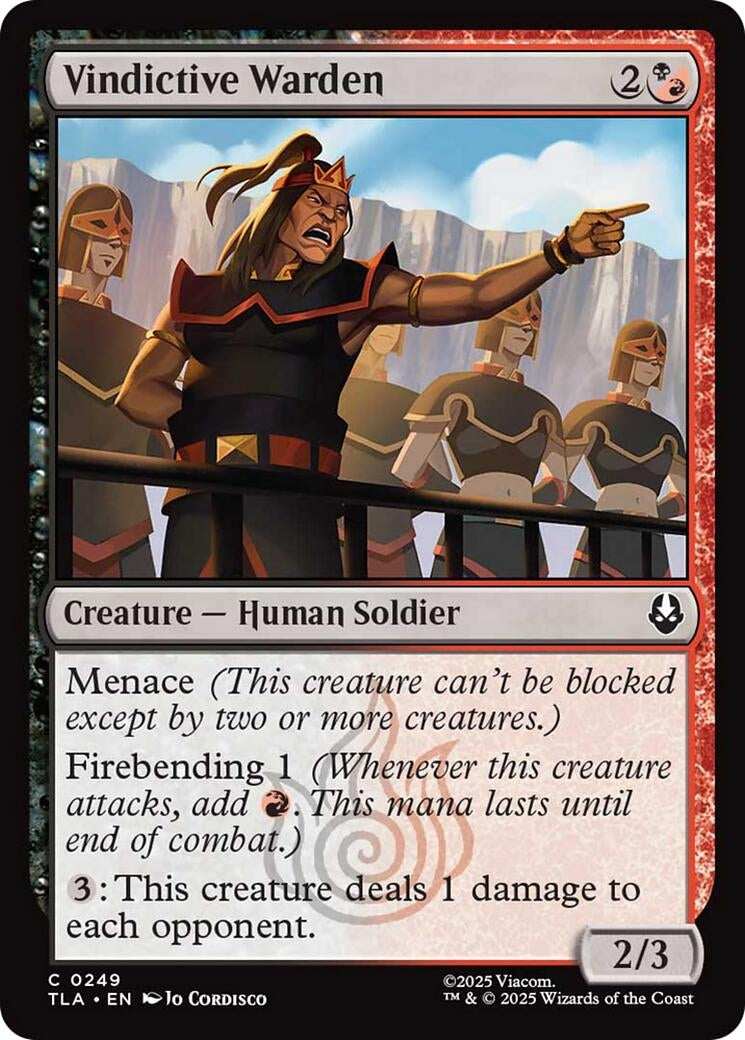 Vindictive Warden (249) (Avatar: The Last Airbender)