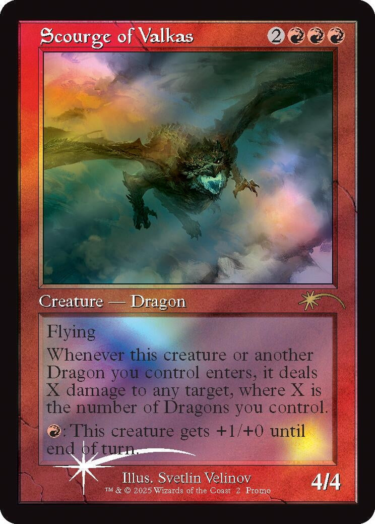 Scourge of Valkas (Retro Frame) (2) (Secret Lair Drop Series)
