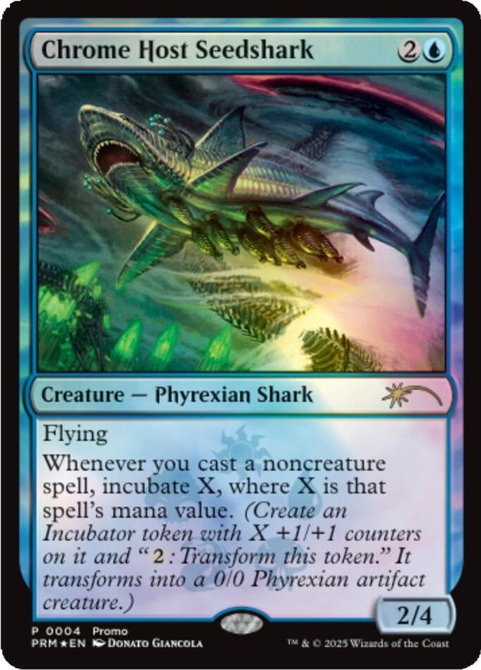 Chrome Host Seedshark (4) (Unique and Miscellaneous Promos)