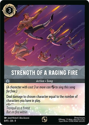 Strength of a Raging Fire (8) (Disney Lorcana Promo Cards)