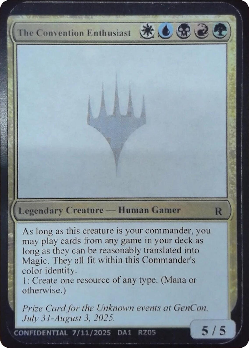 The Convention Enthusiast (Un-Known Event Playtest Cards)