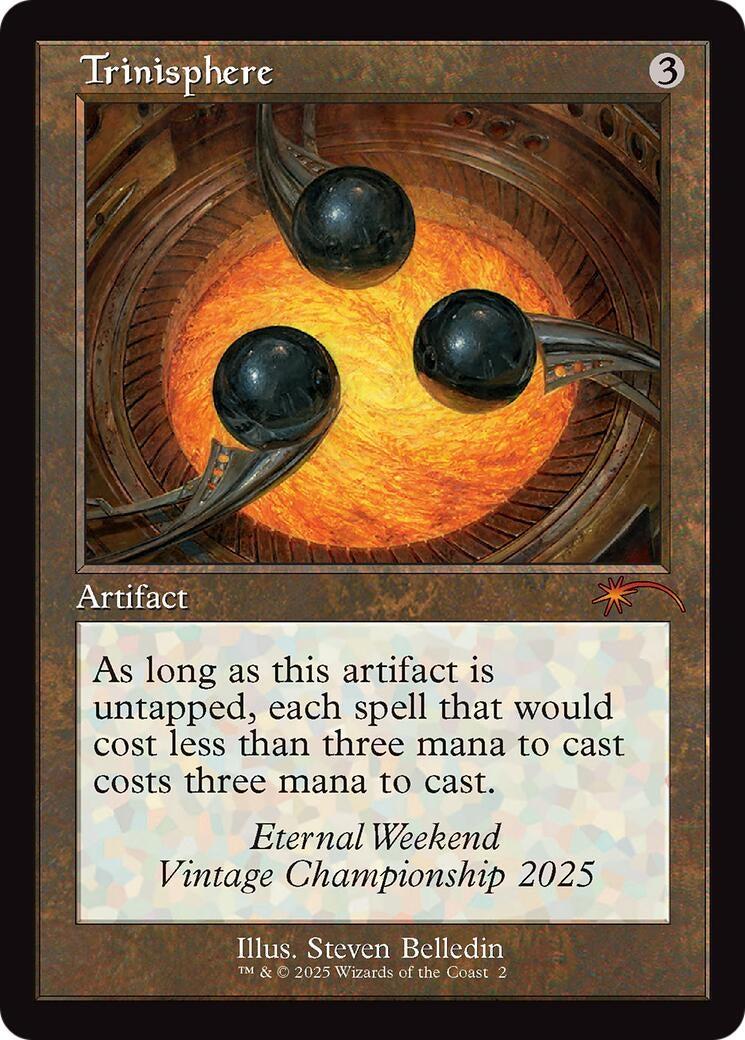 Trinisphere (Retro Frame) (Eternal Weekend 2025 Promo) (2) (Unique and Miscellaneous Promos)