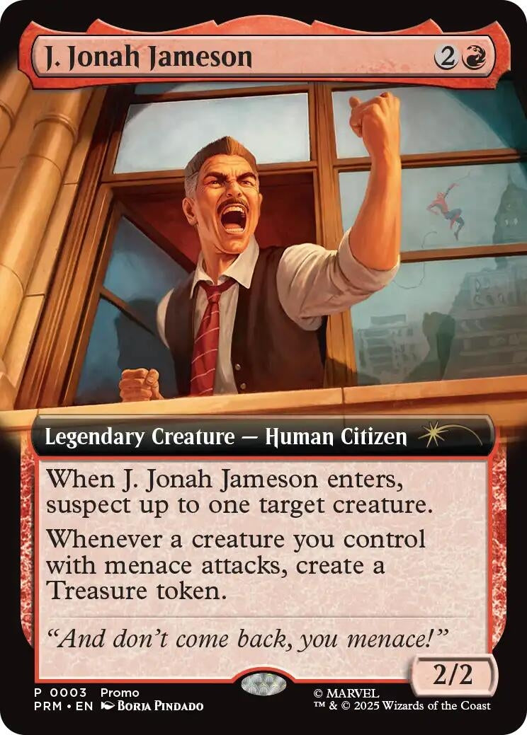 J. Jonah Jameson (Extended Art) (3) (Unique and Miscellaneous Promos)