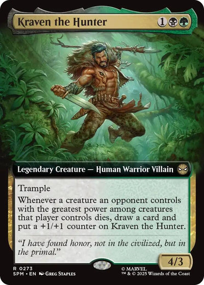 Kraven the Hunter (Extended Art) (273) (Marvel's Spider-Man) (SPM)