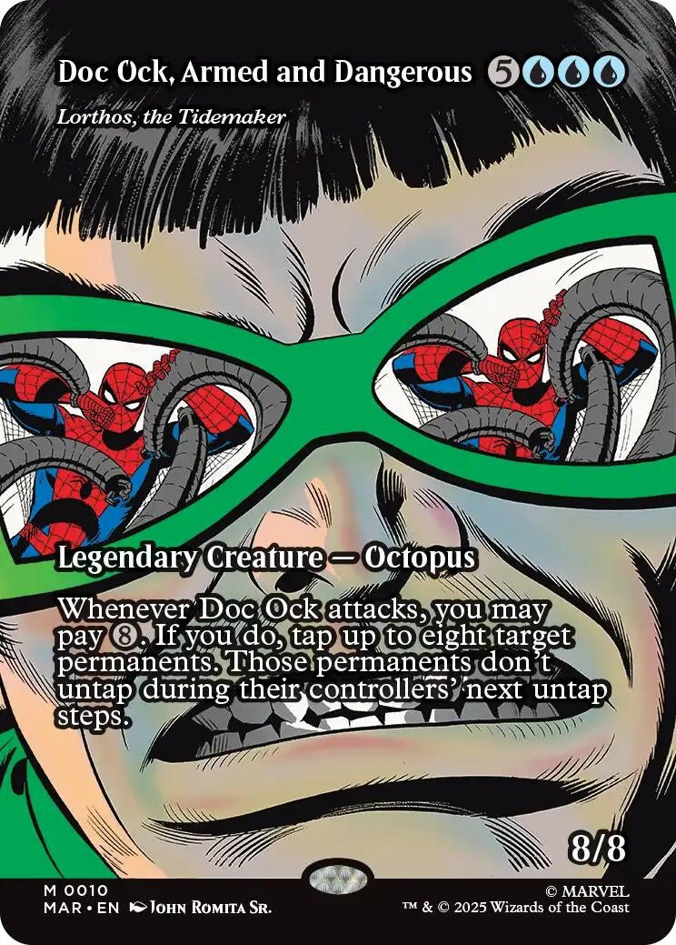 Doc Ock, Armed and Dangerous - Lorthos, the Tidemaker (Borderless) (10) (Marvel Universe Eternal-Legal) (MAR)
