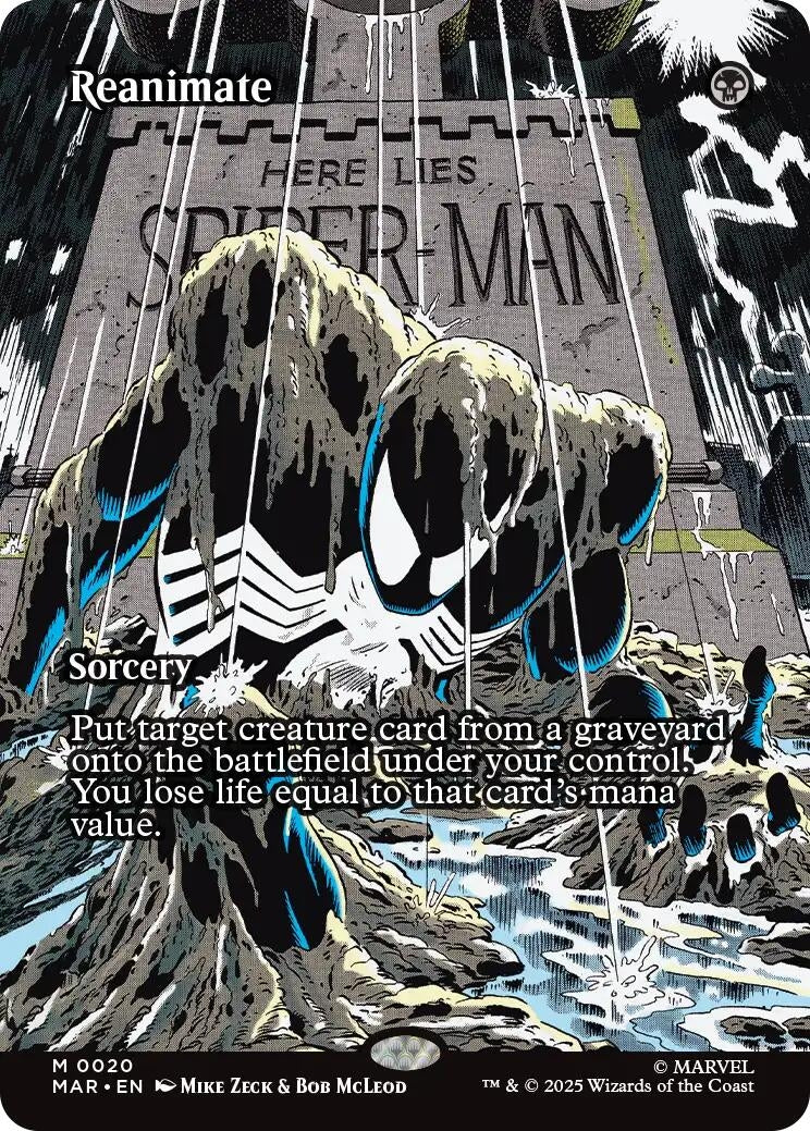 Reanimate (Borderless) (20) (Marvel Eternal-Legal)