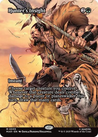 Hunter's Insight (Borderless) (35) (Marvel Universe Eternal-Legal) (MAR)