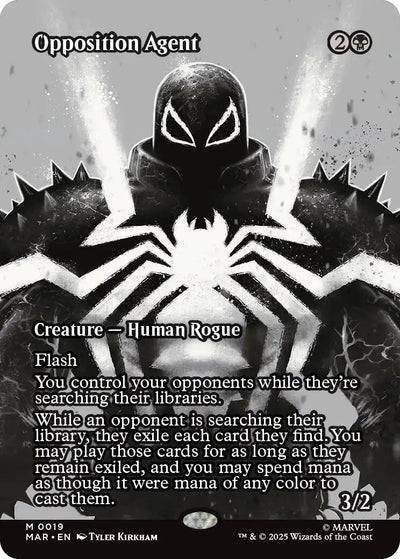 Opposition Agent (Borderless) (19) (Marvel Universe Eternal-Legal) (MAR)