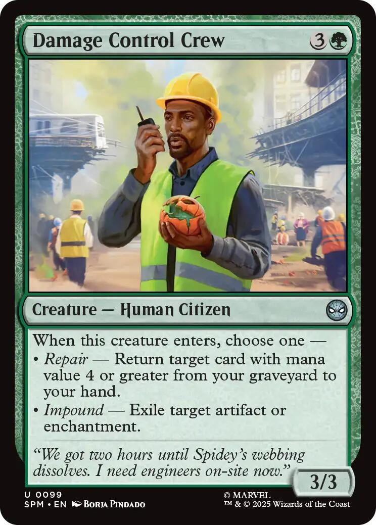Damage Control Crew (99) (Marvel's Spider-Man) (SPM)
