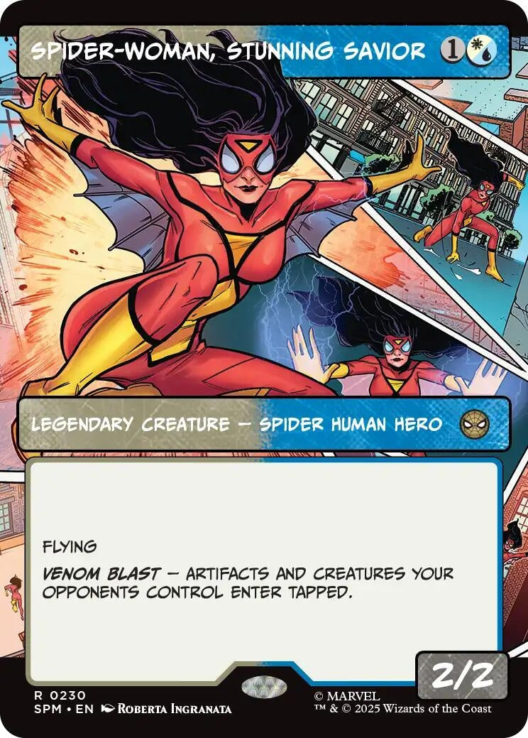 Spider-Woman, Stunning Savior (Borderless) (230) (Marvel's Spider-Man) (SPM)