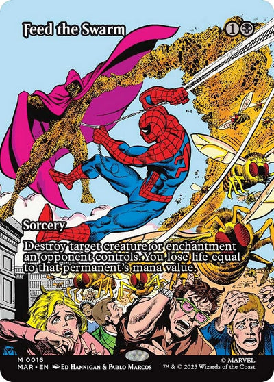 Feed the Swarm (Borderless) (16) (Marvel Universe Eternal-Legal) (MAR)