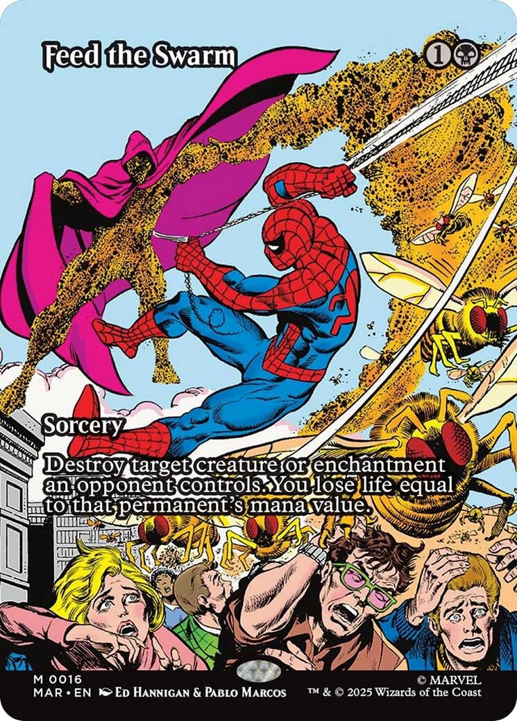 Feed the Swarm (Borderless) (16) (Marvel Universe Eternal-Legal) (MAR)