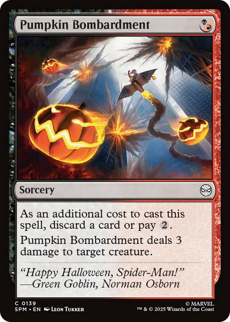 Pumpkin Bombardment (139) (Marvel's Spider-Man) (SPM)