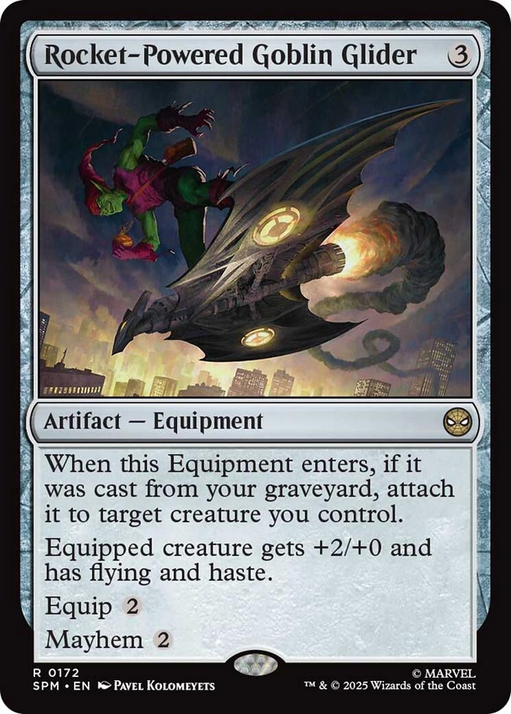 Rocket-Powered Goblin Glider (172) (Marvel's Spider-Man) (SPM)