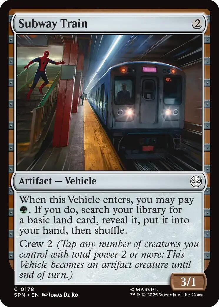 Subway Train (178) (Marvel's Spider-Man) (SPM)