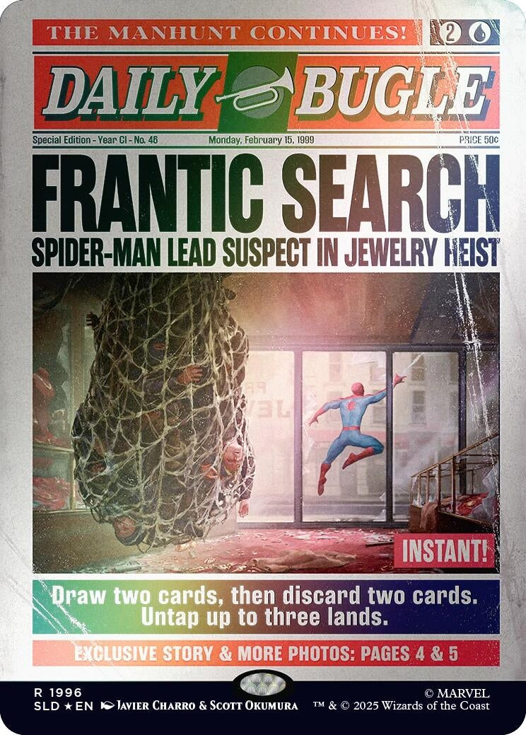 Frantic Search (1996) (Rainbow Foil) (1996) (Secret Lair Drop Series)