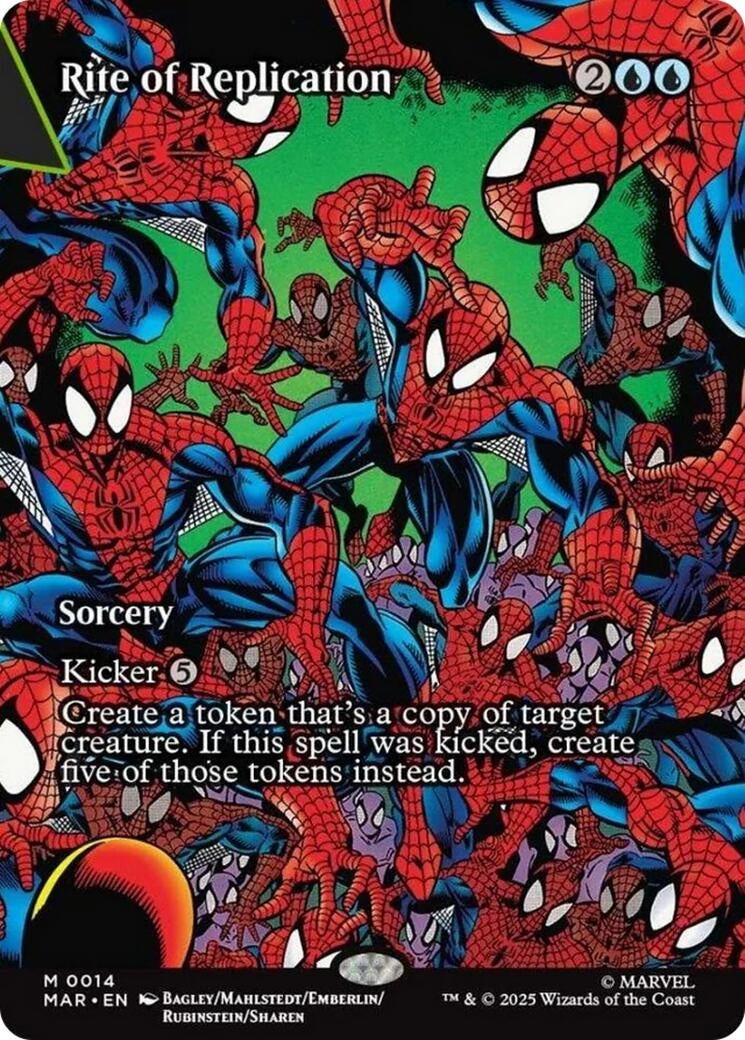Rite of Replication (Borderless) (14) (Marvel Universe Eternal-Legal) (MAR)