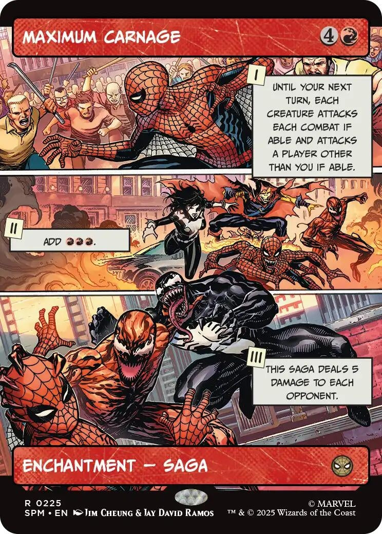 Maximum Carnage (Borderless) (225) (Marvel's Spider-Man) (SPM)